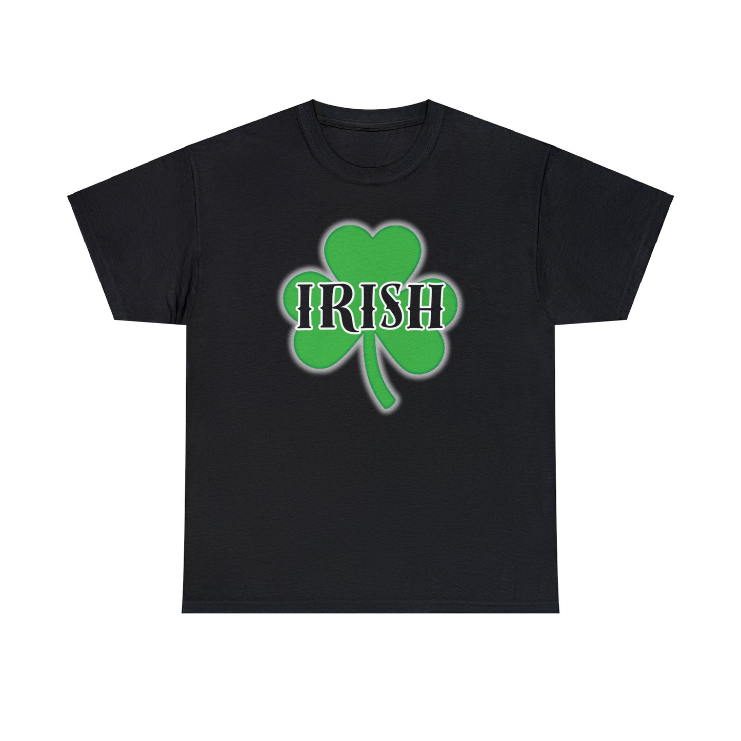 Irish w/ Clover behind - Unisex Heavy Cotton Tee