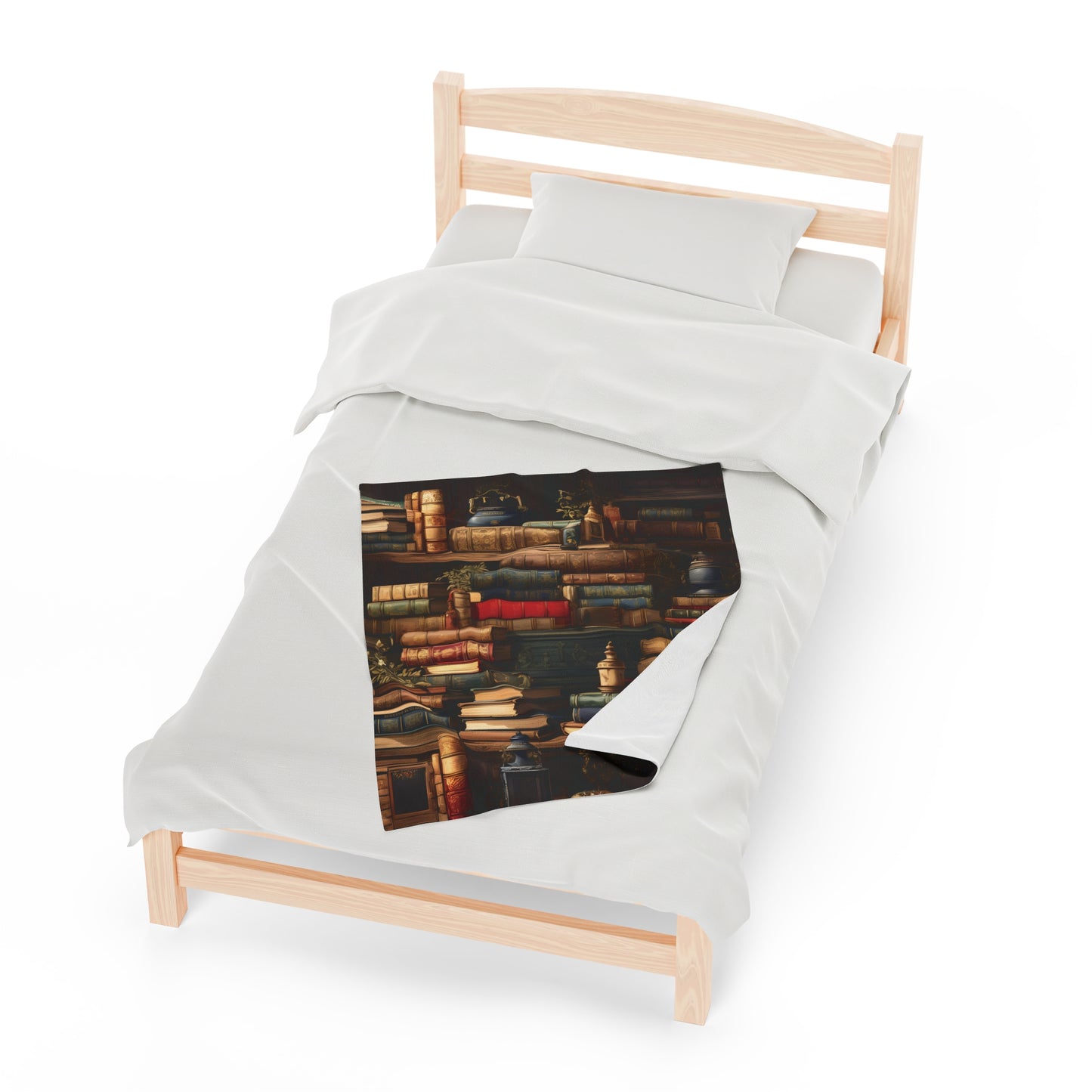 Book Collection Velveteen Plush Blanket