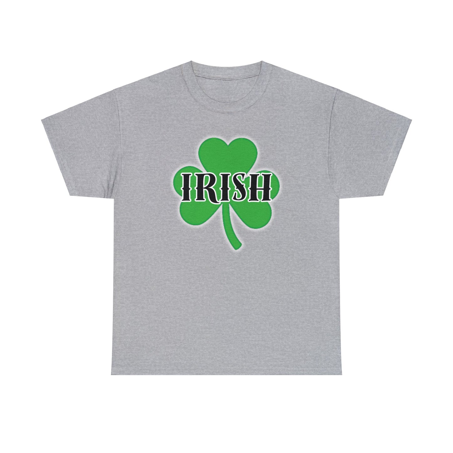 Irish w/ Clover behind - Unisex Heavy Cotton Tee