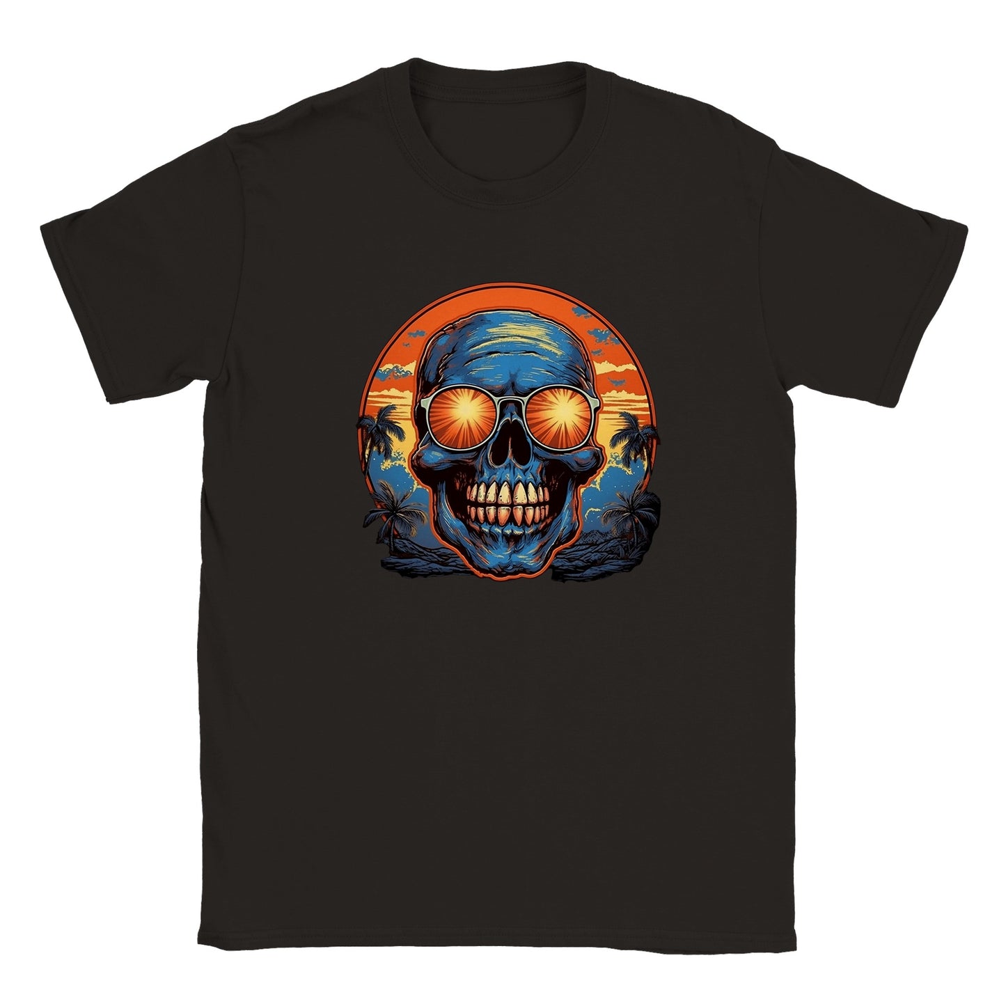 Sunset Skull - Classic Unisex Crewneck T-shirt
