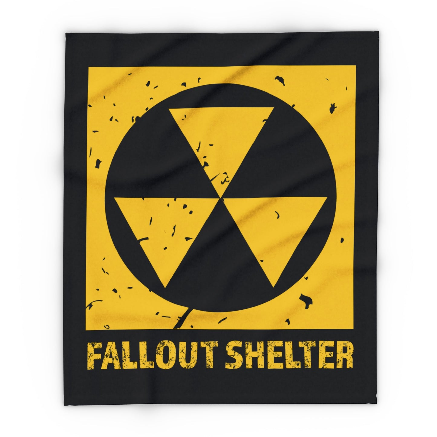 Fallout Shelter sign - Arctic Fleece Blanket