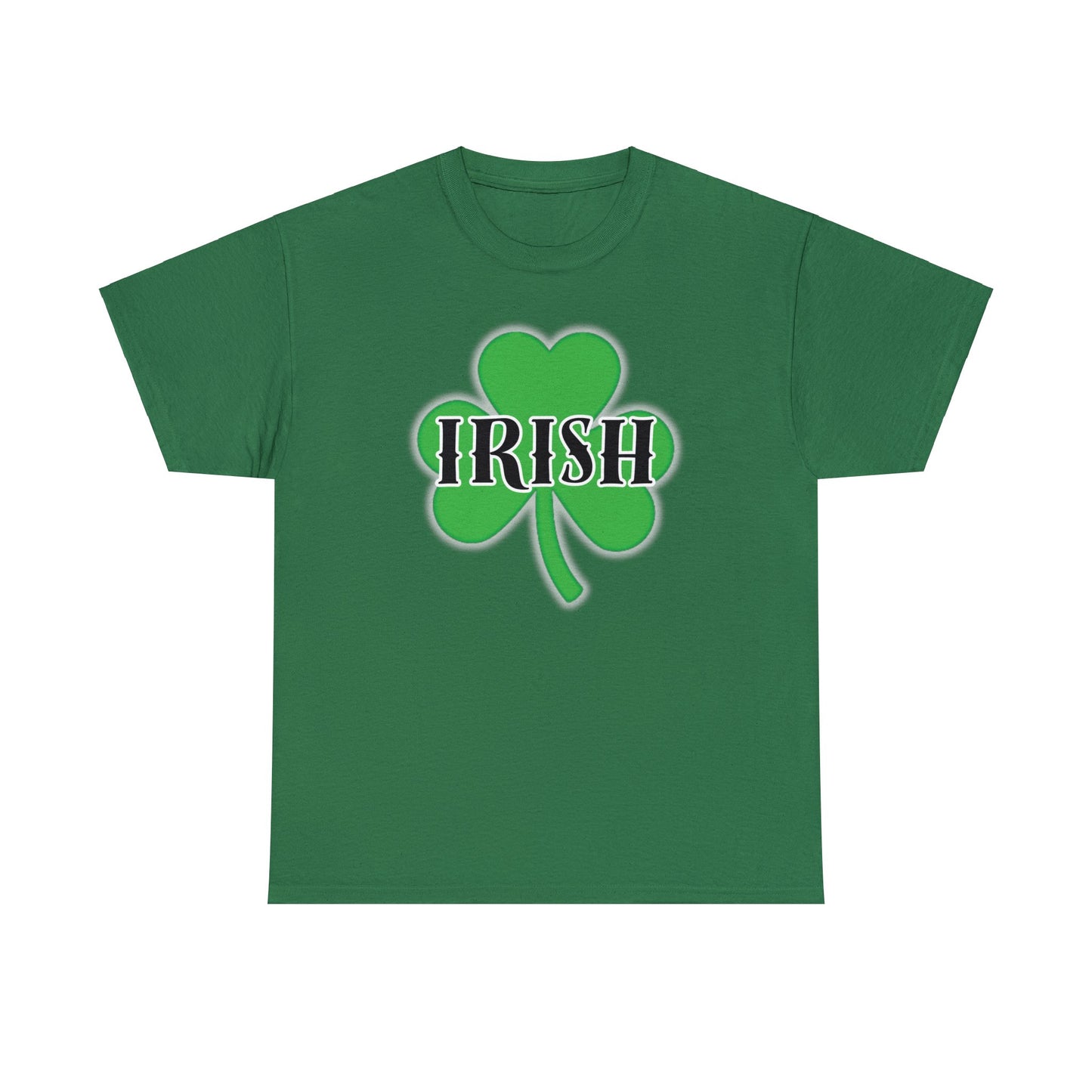Irish w/ Clover behind - Unisex Heavy Cotton Tee