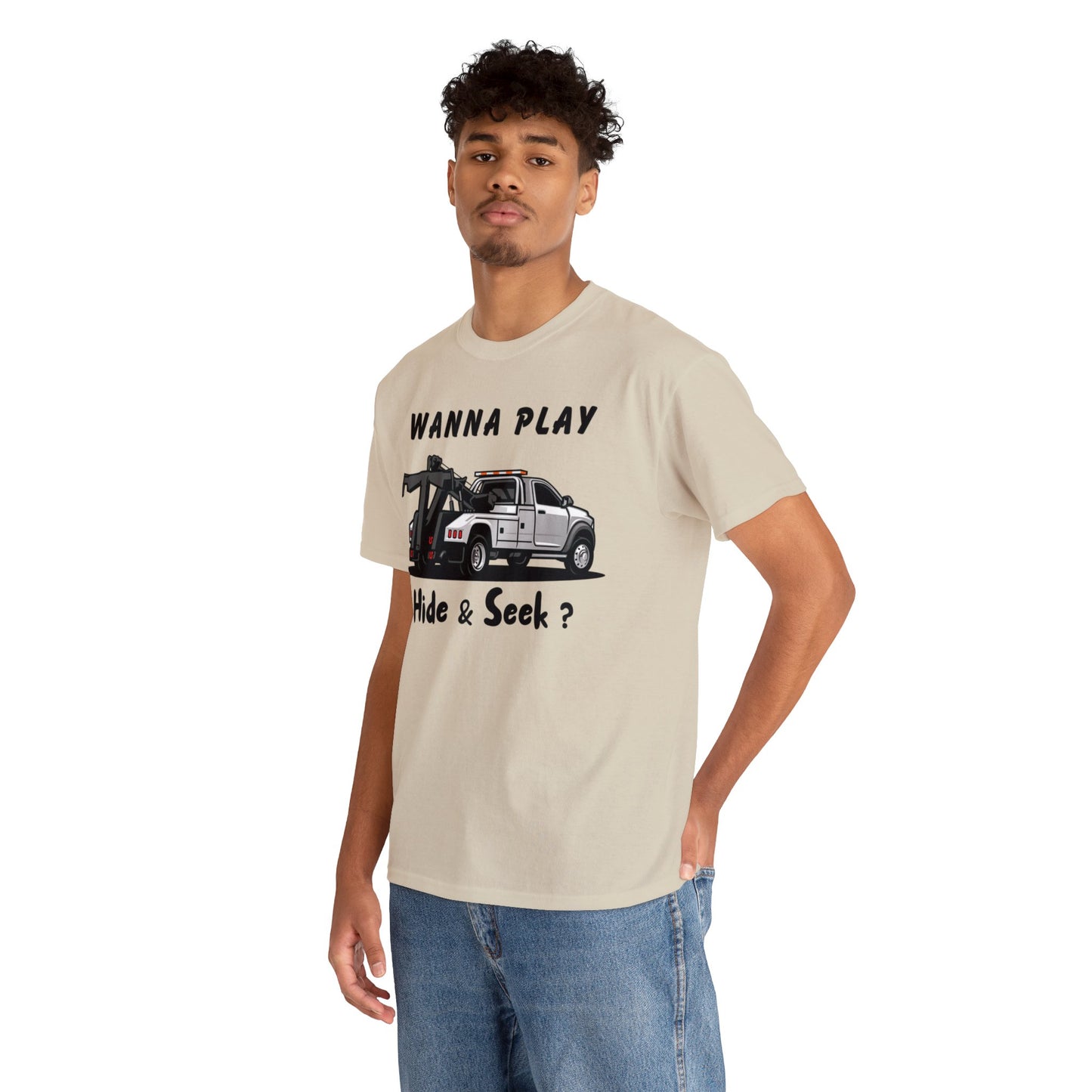 Wanna Play Hide & Seek - Unisex Heavy Cotton Tee