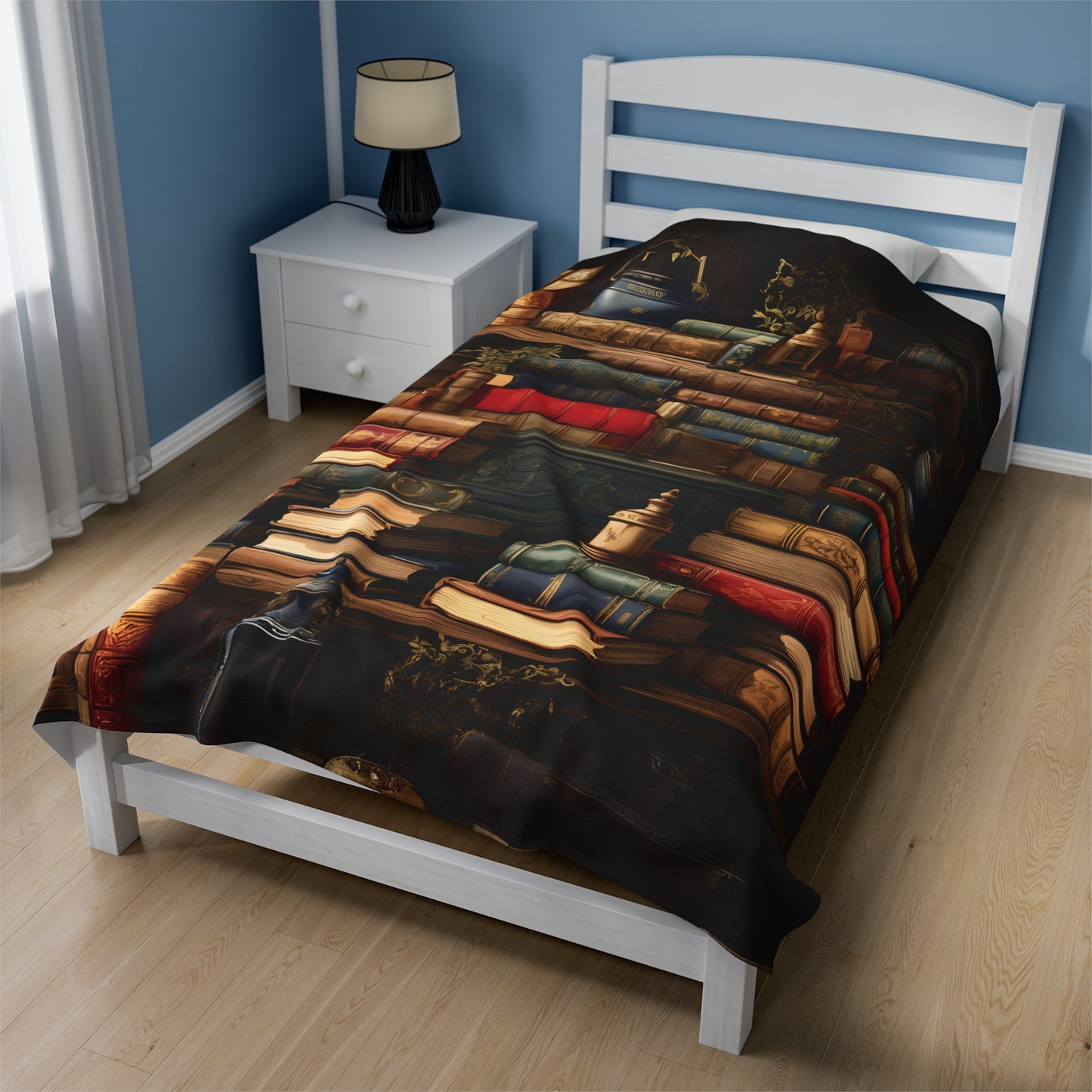Book Collection Velveteen Plush Blanket