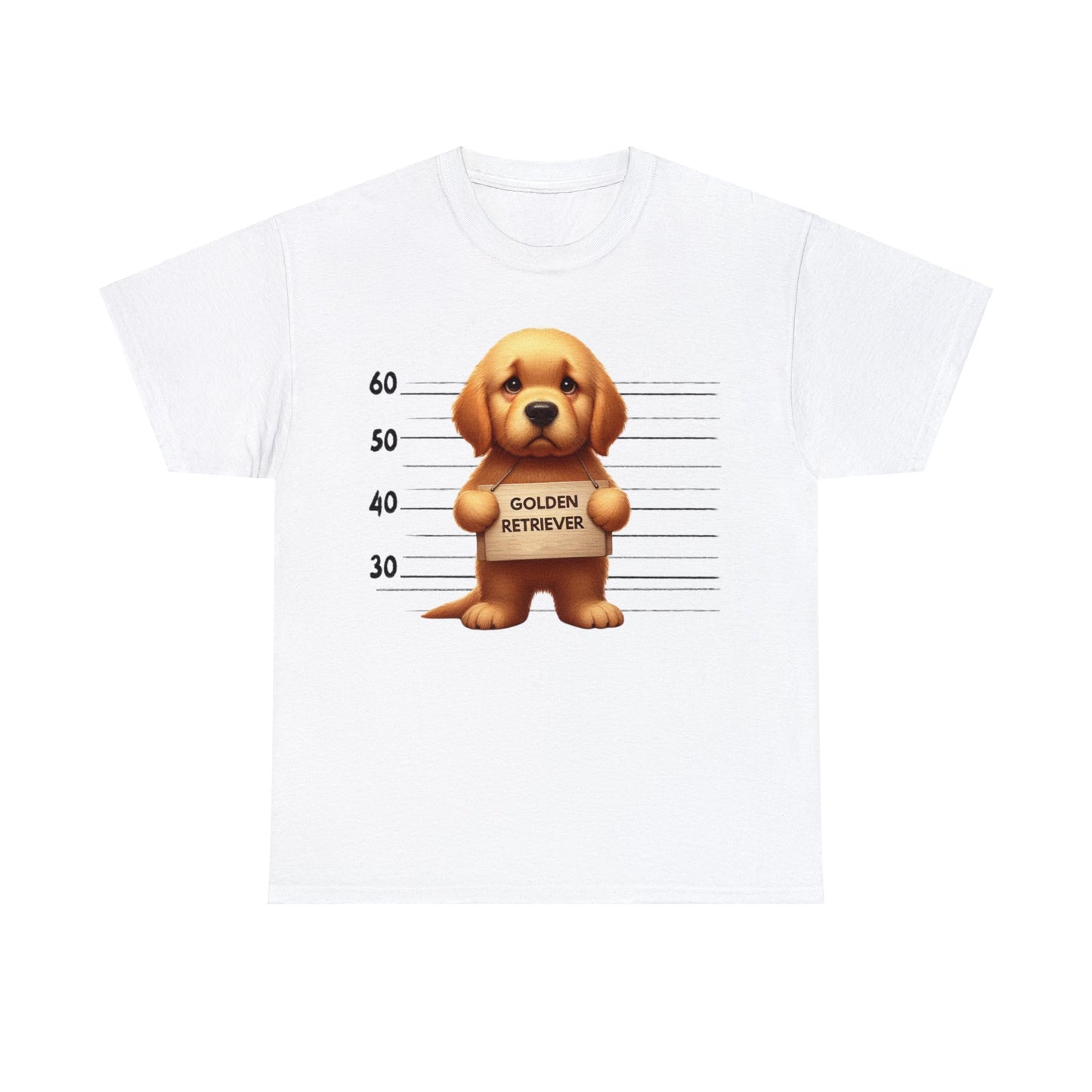 Golden Retriever Lineup - Unisex Heavy Cotton Tee