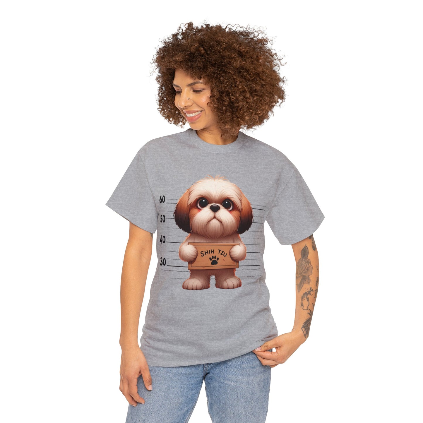 Shih Tzu Lineup - Unisex Heavy Cotton Tee