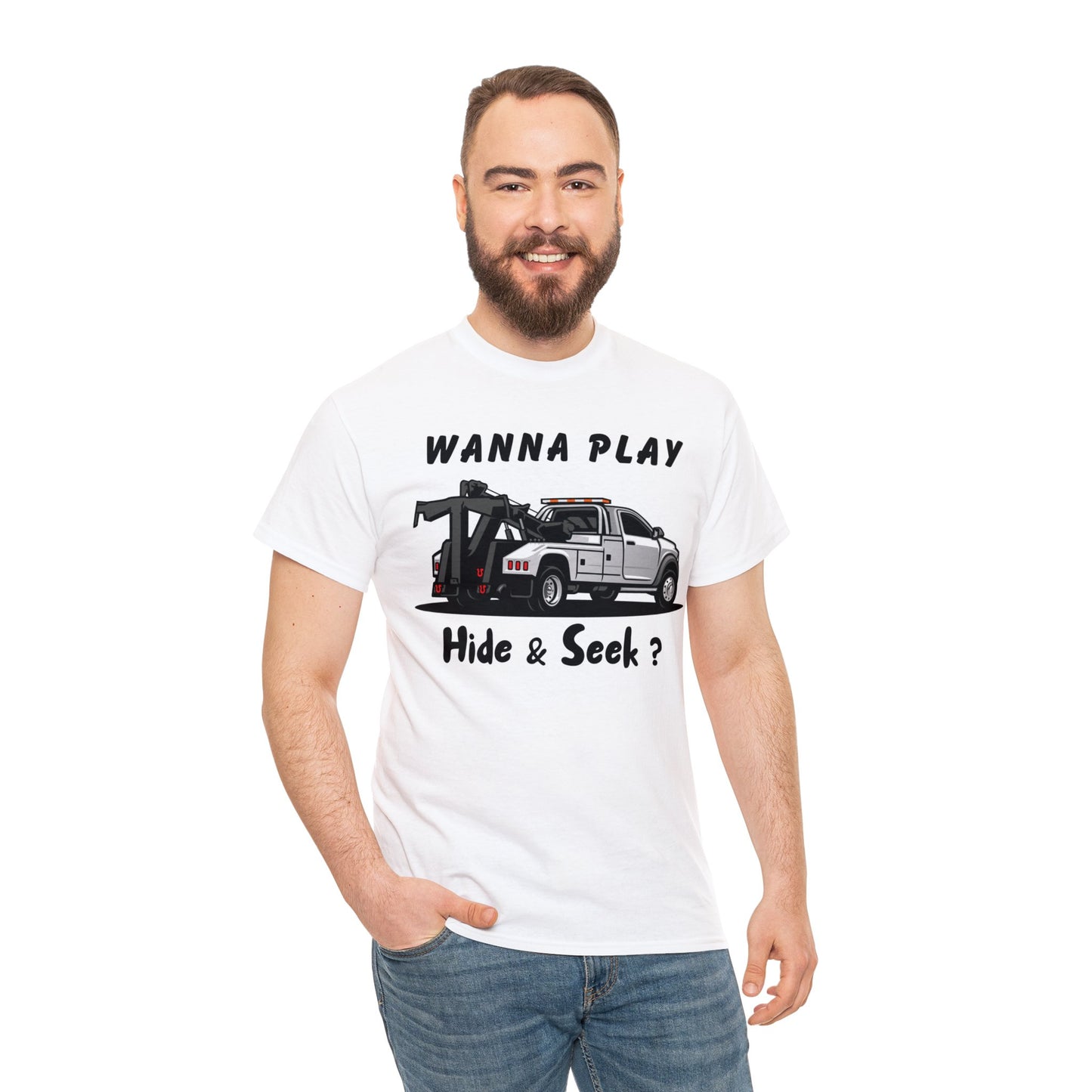 Wanna Play Hide & Seek - Unisex Heavy Cotton Tee