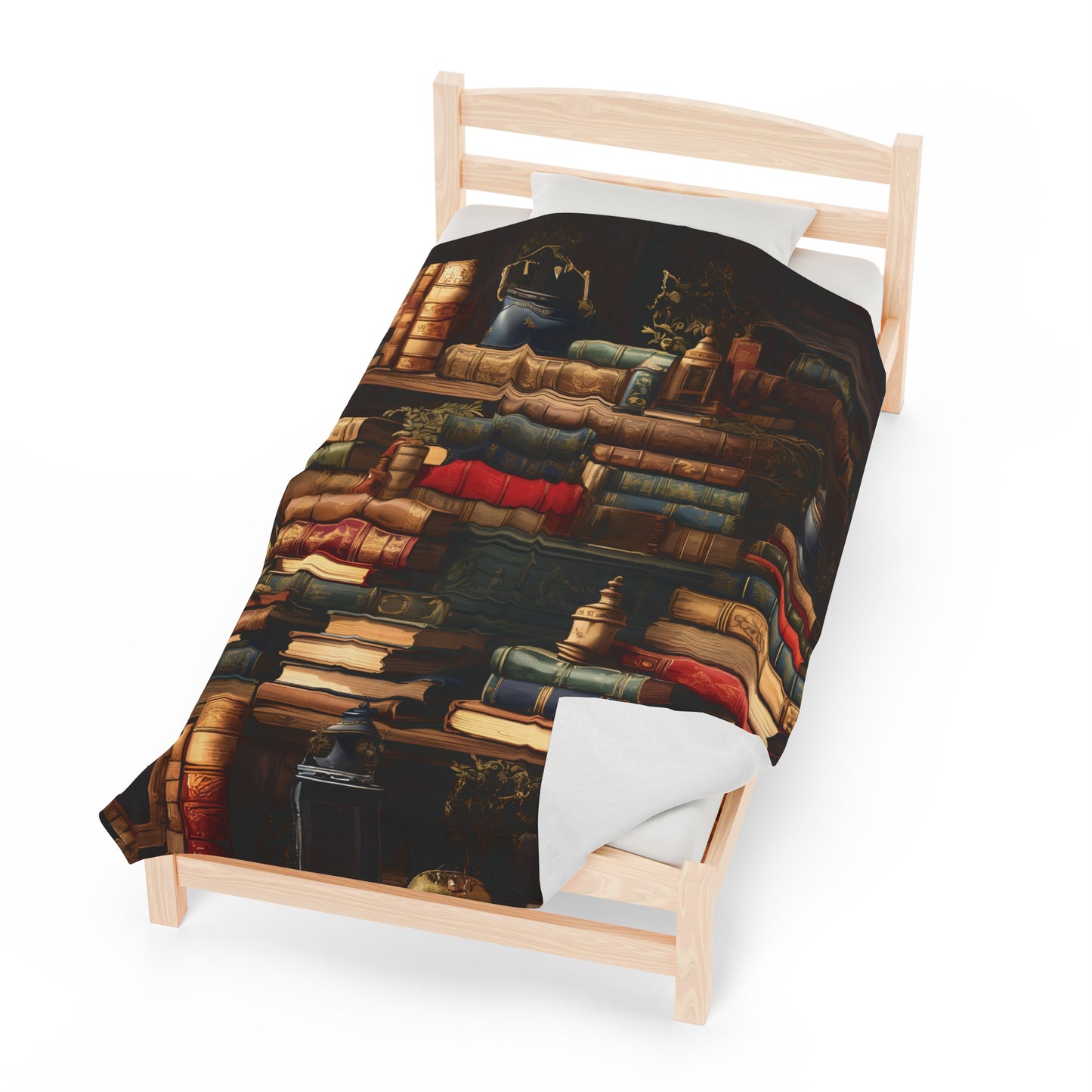 Book Collection Velveteen Plush Blanket