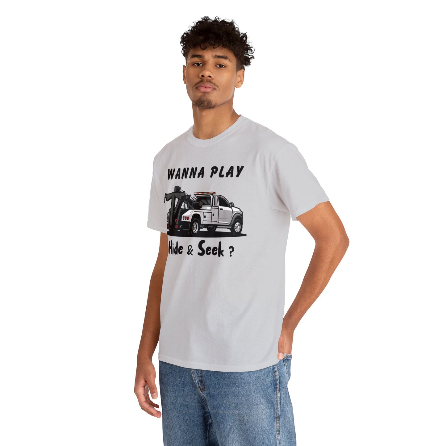 Wanna Play Hide & Seek - Unisex Heavy Cotton Tee