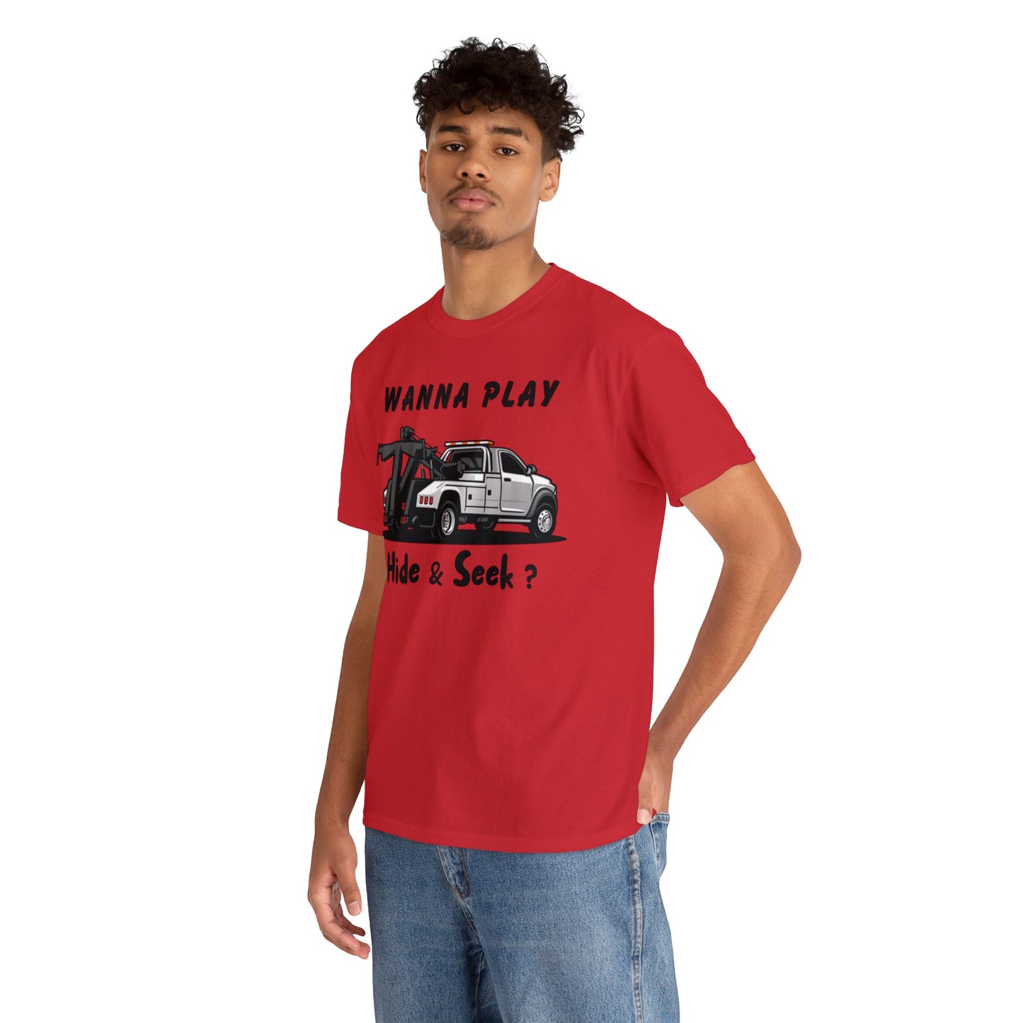 Wanna Play Hide & Seek - Unisex Heavy Cotton Tee