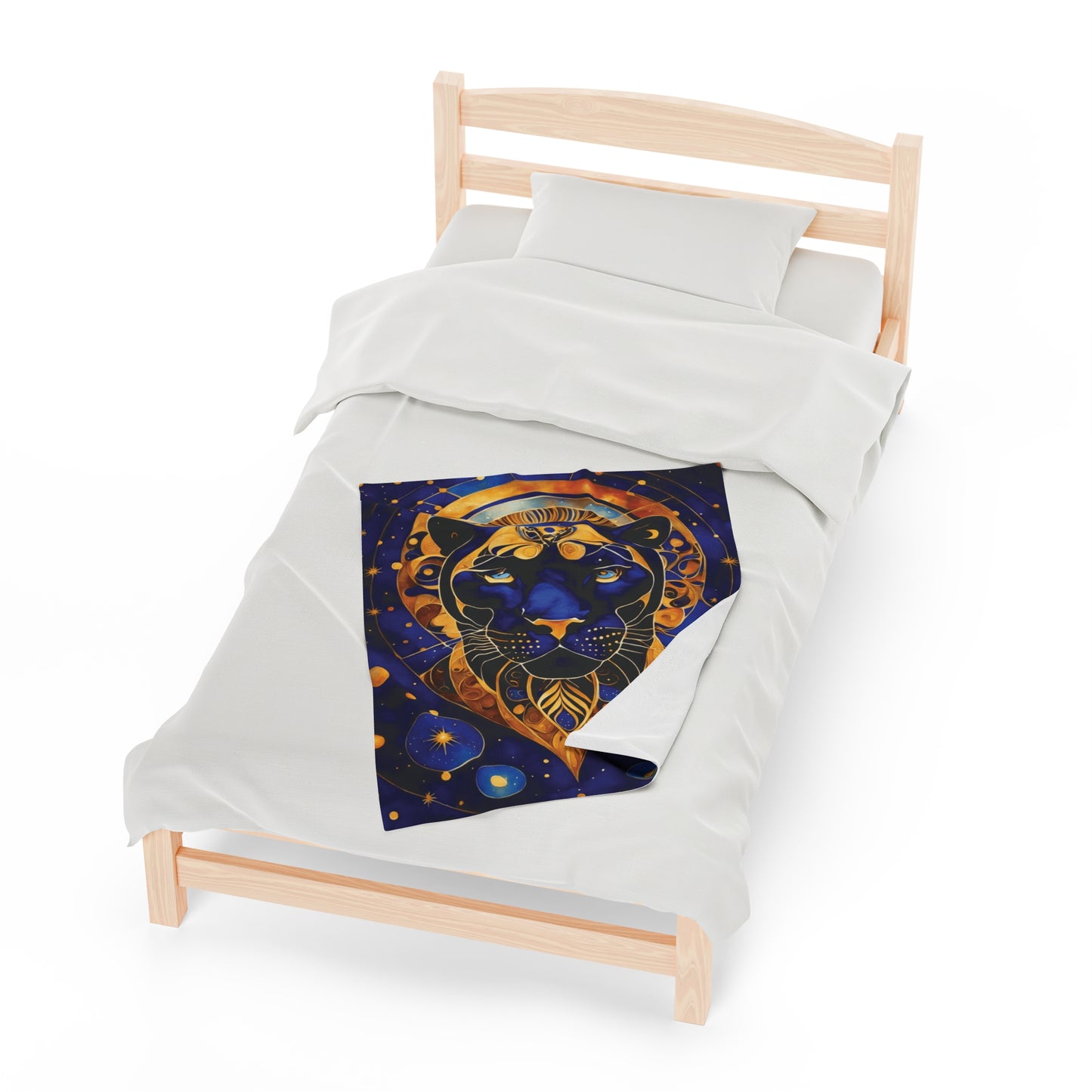 Panther art - Velveteen Plush Blanket