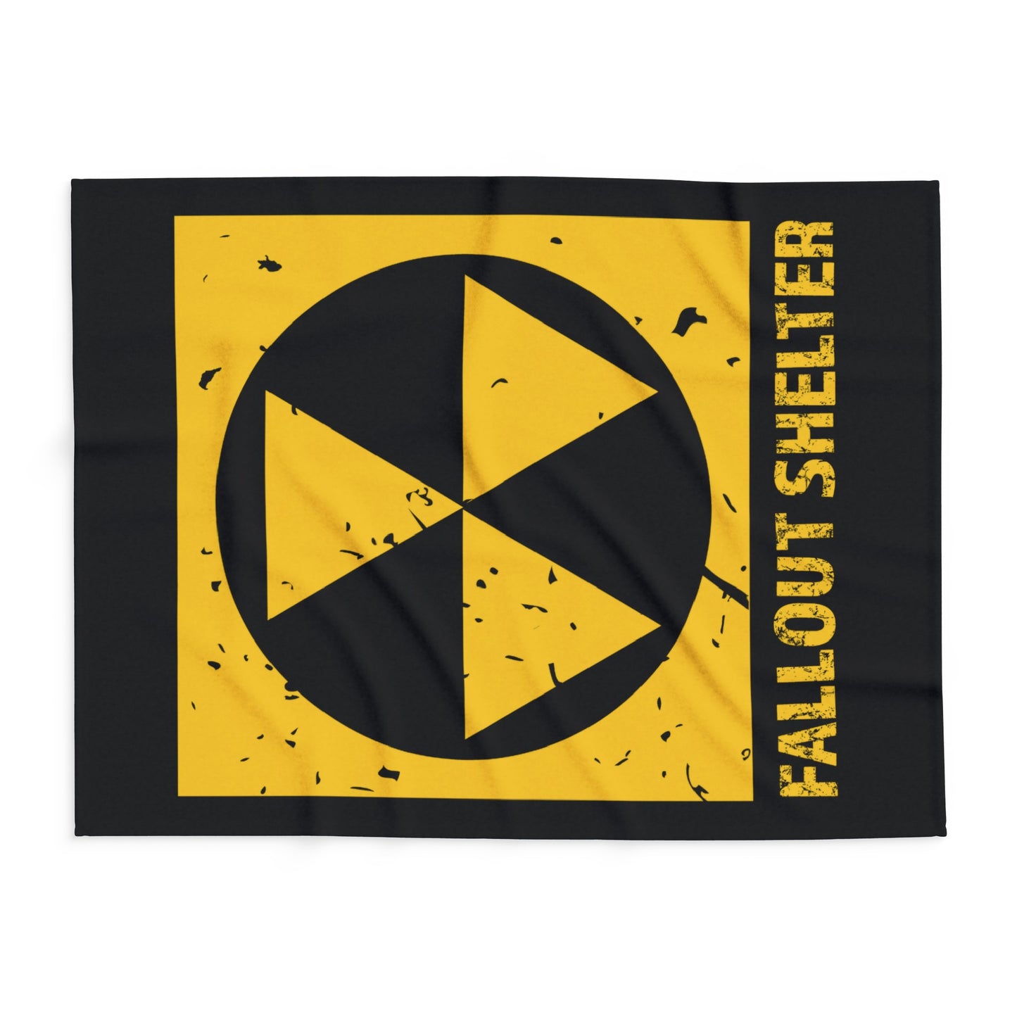 Fallout Shelter sign - Arctic Fleece Blanket