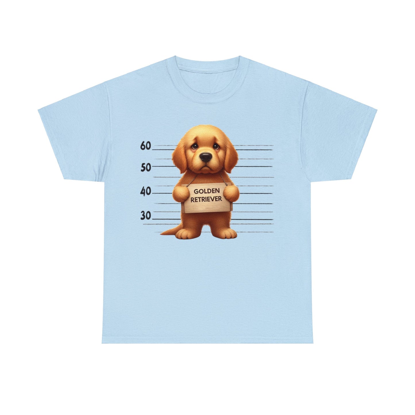 Golden Retriever Lineup - Unisex Heavy Cotton Tee