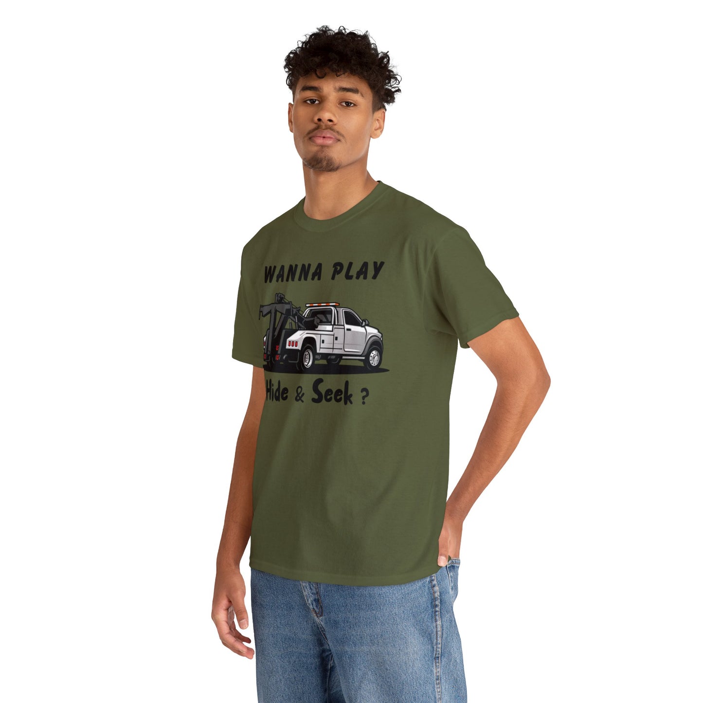 Wanna Play Hide & Seek - Unisex Heavy Cotton Tee