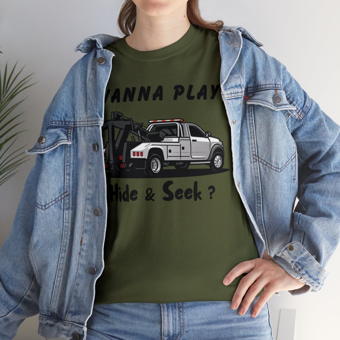 Wanna Play Hide & Seek - Unisex Heavy Cotton Tee