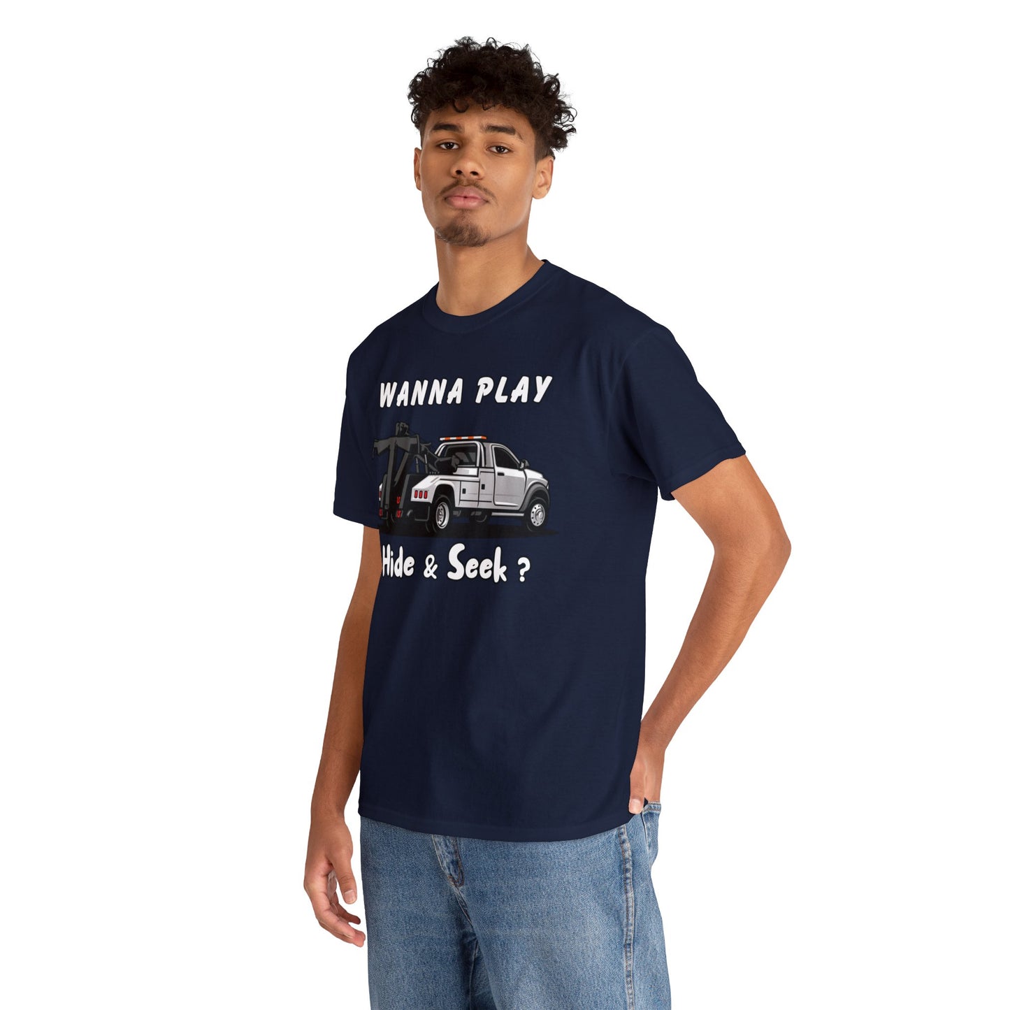 Wanna Play Hide & Seek - Unisex Heavy Cotton Tee