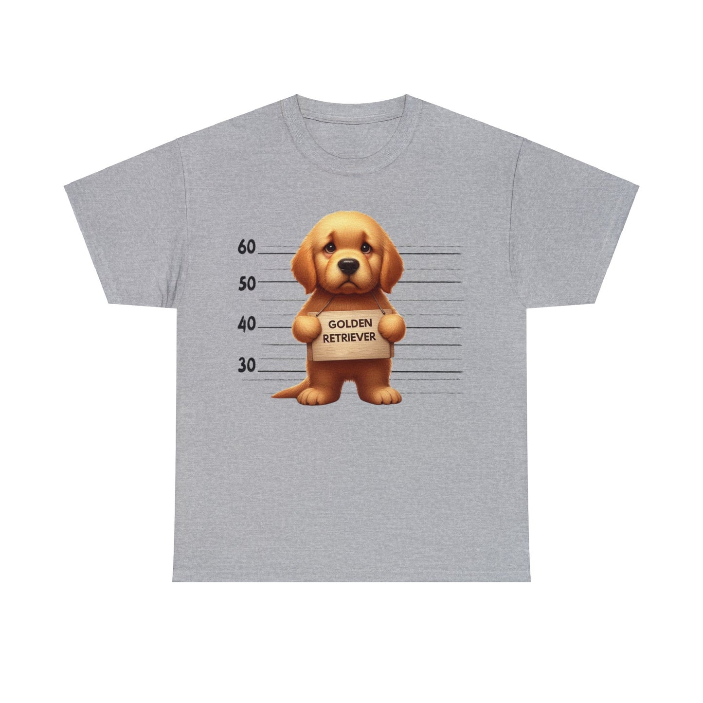 Golden Retriever Lineup - Unisex Heavy Cotton Tee