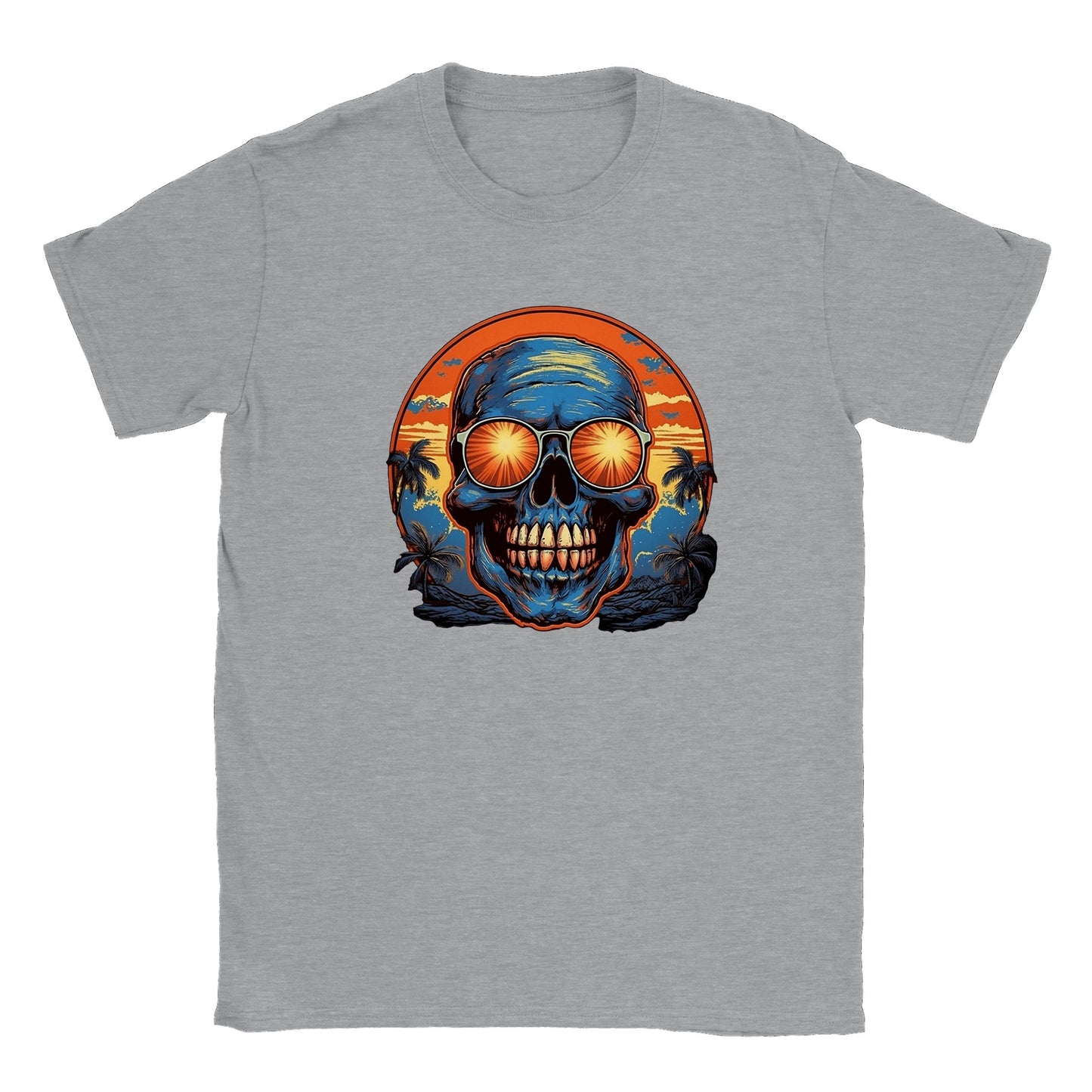 Sunset Skull - Classic Unisex Crewneck T-shirt