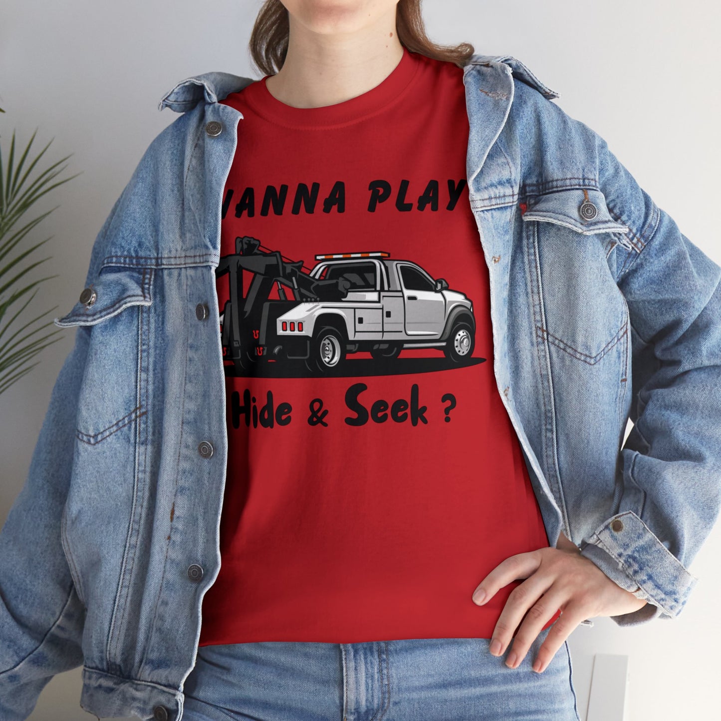Wanna Play Hide & Seek - Unisex Heavy Cotton Tee