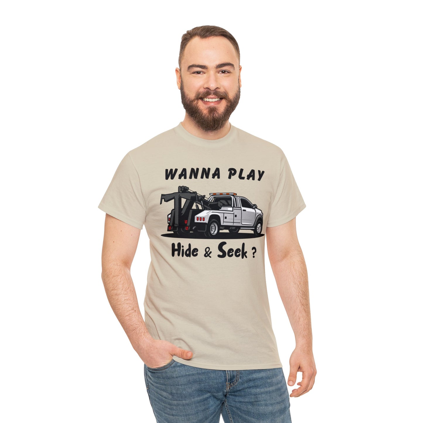 Wanna Play Hide & Seek - Unisex Heavy Cotton Tee