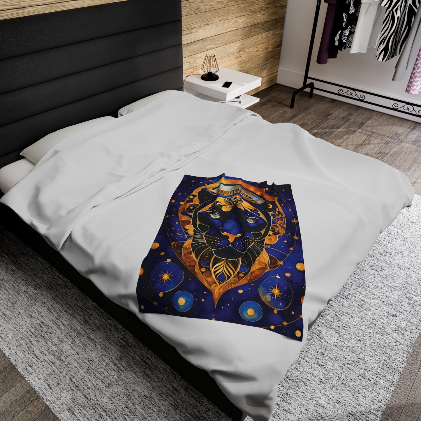 Panther art - Velveteen Plush Blanket
