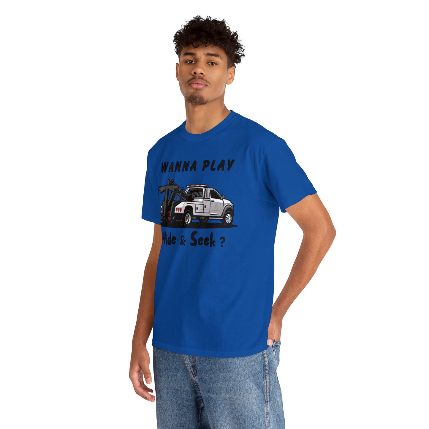 Wanna Play Hide & Seek - Unisex Heavy Cotton Tee