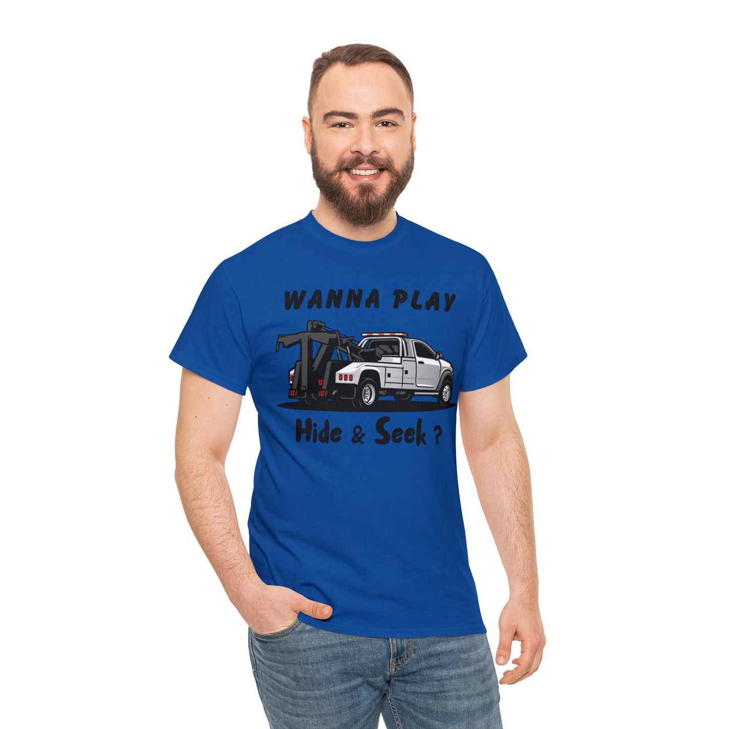 Wanna Play Hide & Seek - Unisex Heavy Cotton Tee