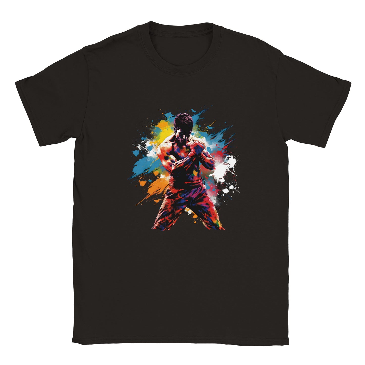 Martial Artist Color Splash - Classic Unisex Crewneck T-shirt