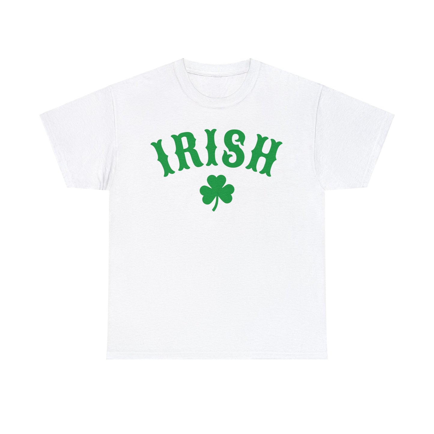 Irish w/Small Clover - Unisex Heavy Cotton Tee