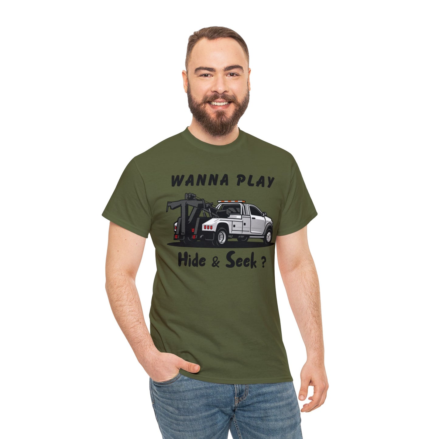 Wanna Play Hide & Seek - Unisex Heavy Cotton Tee