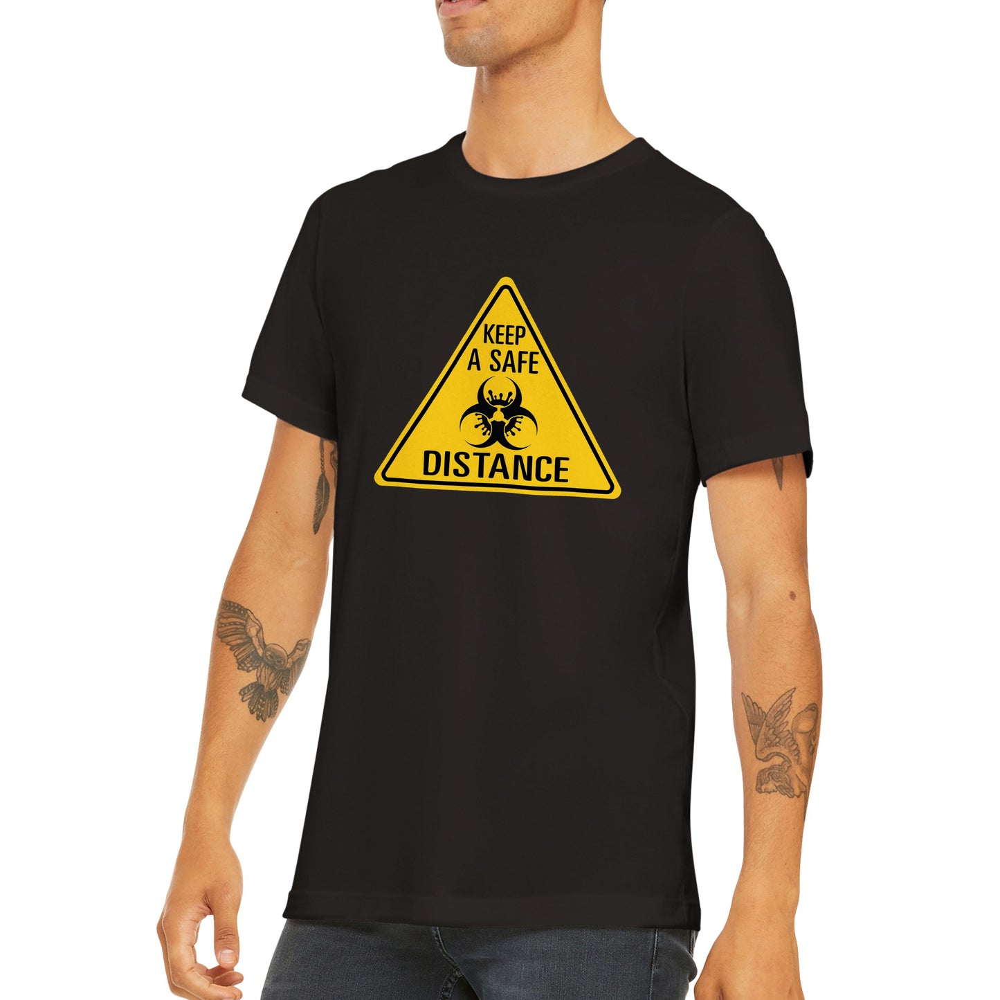 Keep a Safe Distance - Classic Unisex Crewneck T-shirt