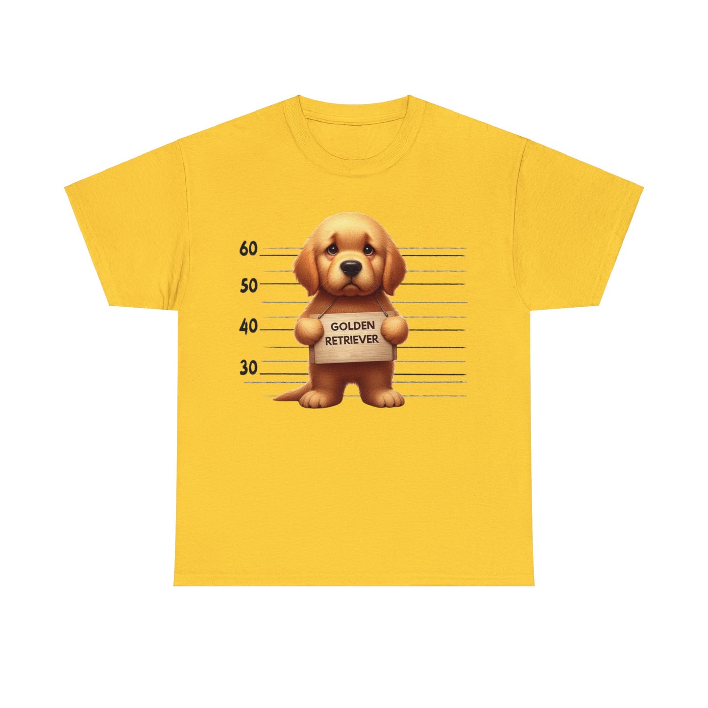 Golden Retriever Lineup - Unisex Heavy Cotton Tee