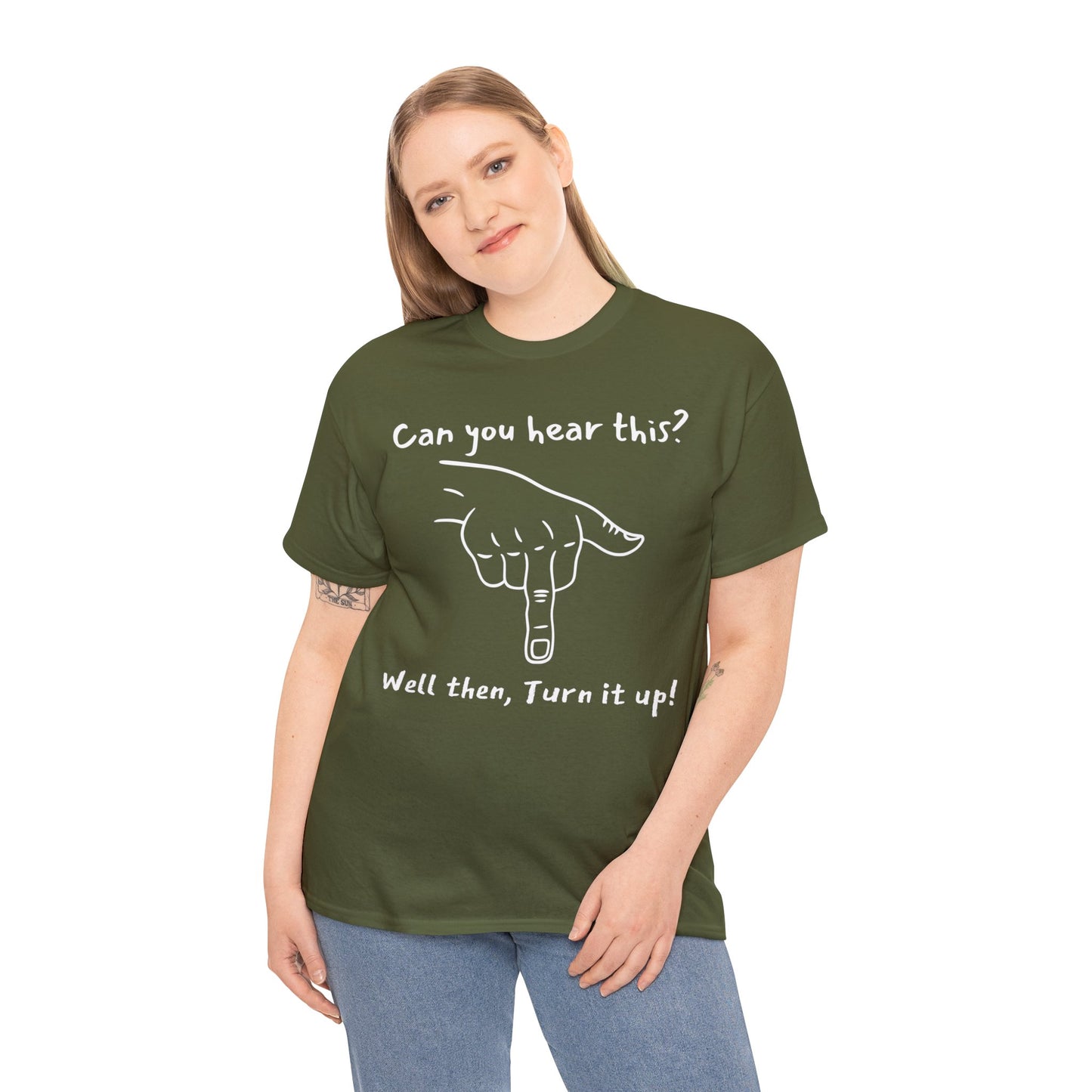 Can you hear this? - Unisex Heavy Cotton Tee