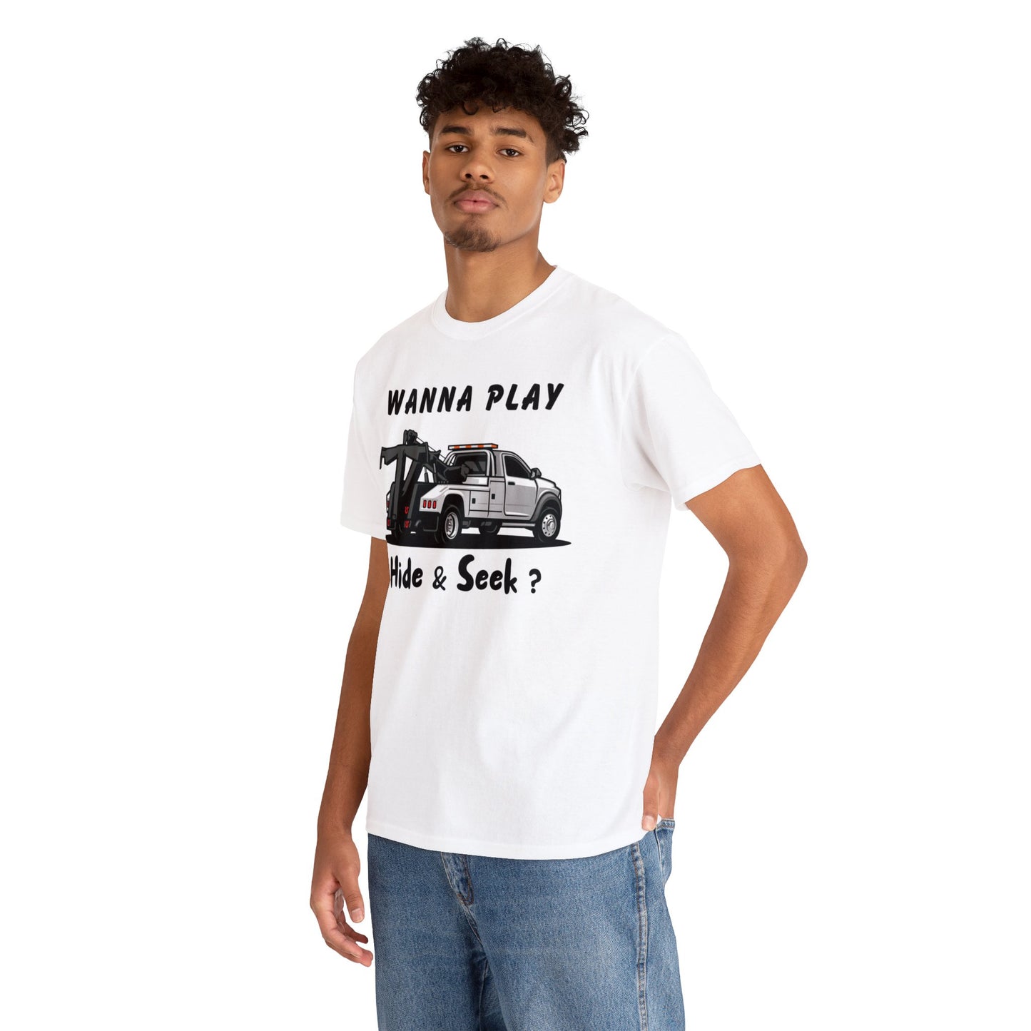 Wanna Play Hide & Seek - Unisex Heavy Cotton Tee