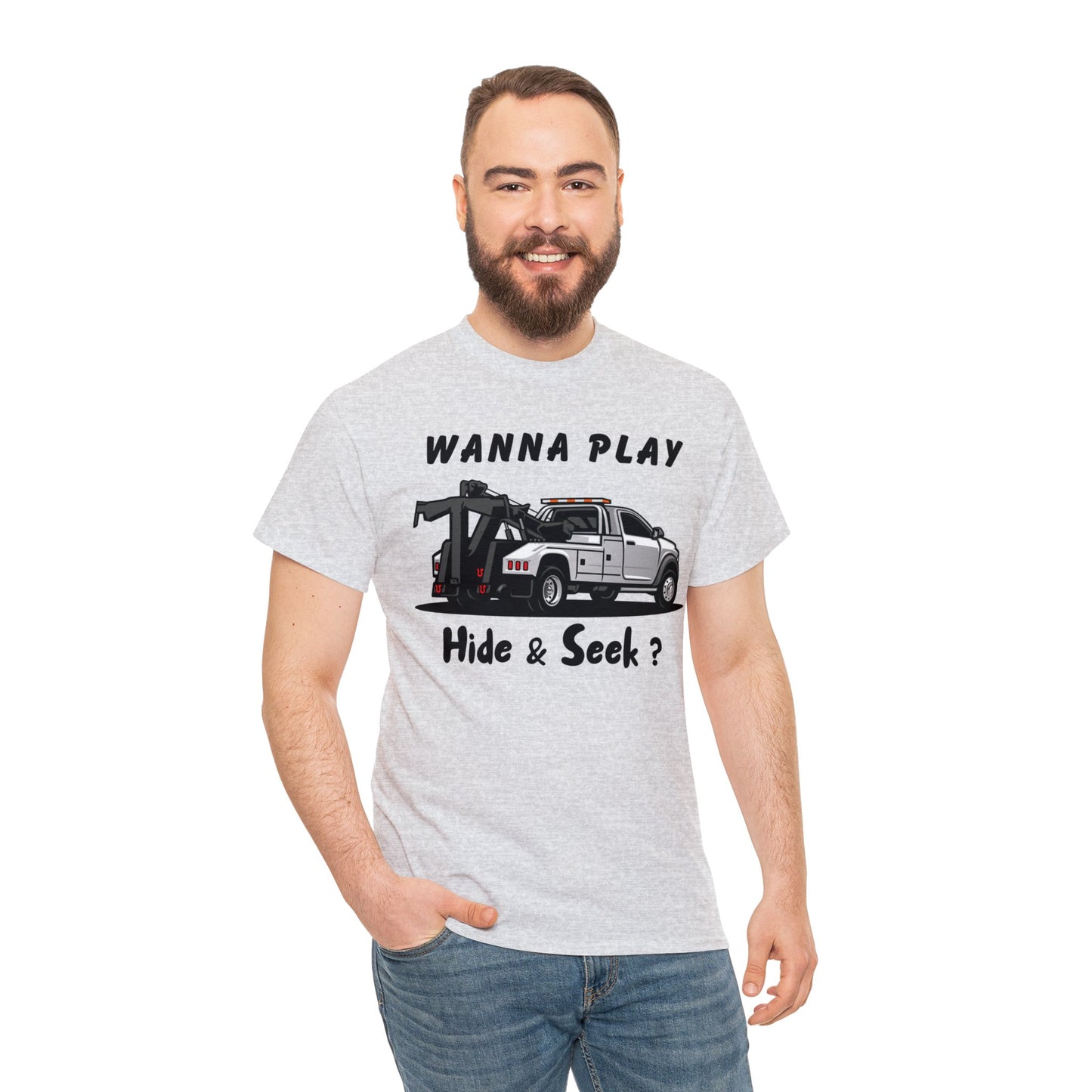 Wanna Play Hide & Seek - Unisex Heavy Cotton Tee
