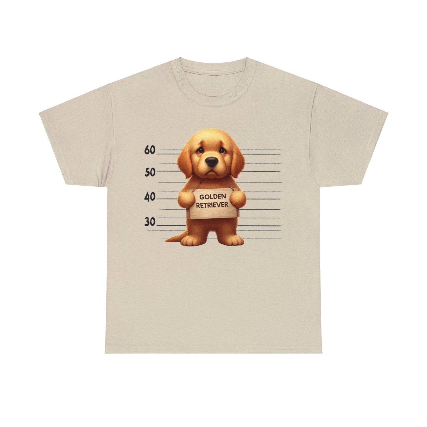 Golden Retriever Lineup - Unisex Heavy Cotton Tee