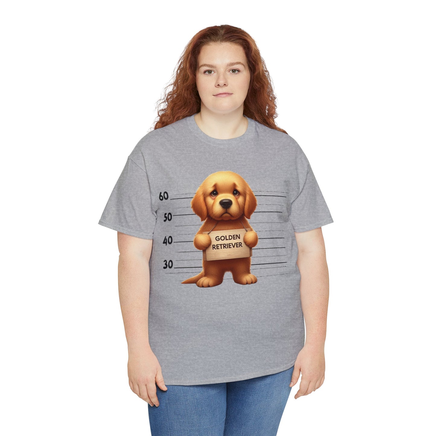 Golden Retriever Lineup - Unisex Heavy Cotton Tee