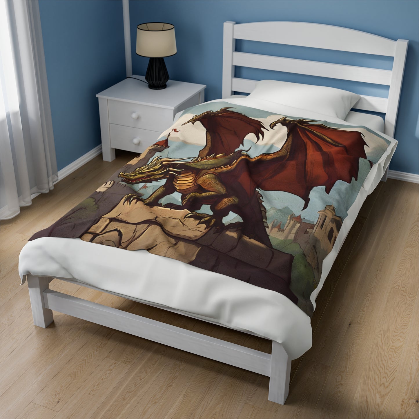 Dragon Velveteen Plush Blanket