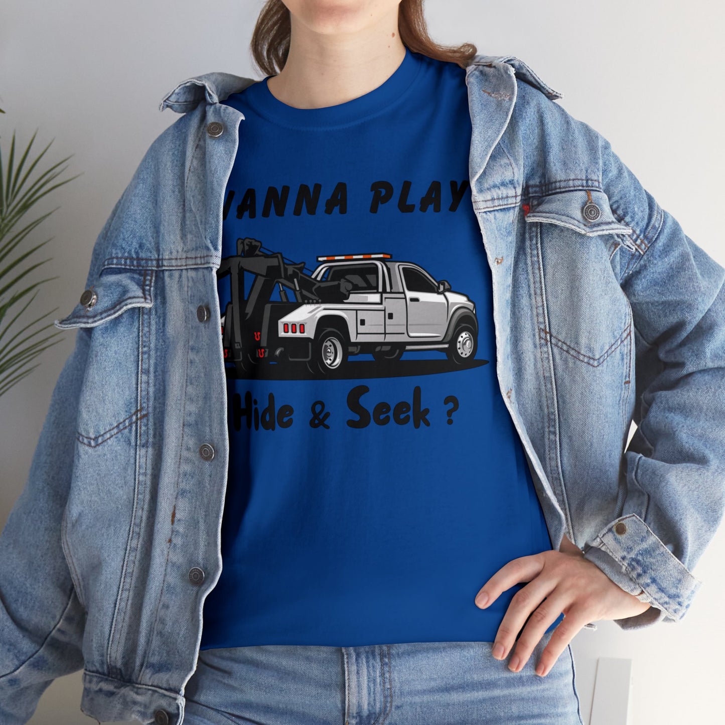 Wanna Play Hide & Seek - Unisex Heavy Cotton Tee