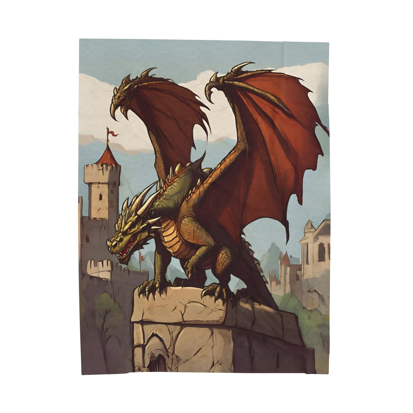 Dragon Velveteen Plush Blanket