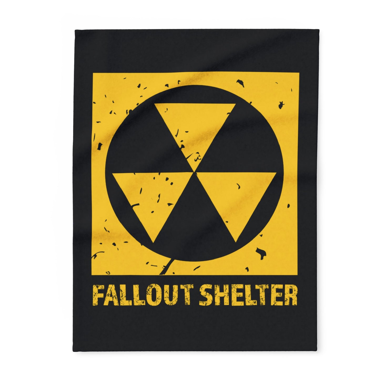 Fallout Shelter sign - Arctic Fleece Blanket