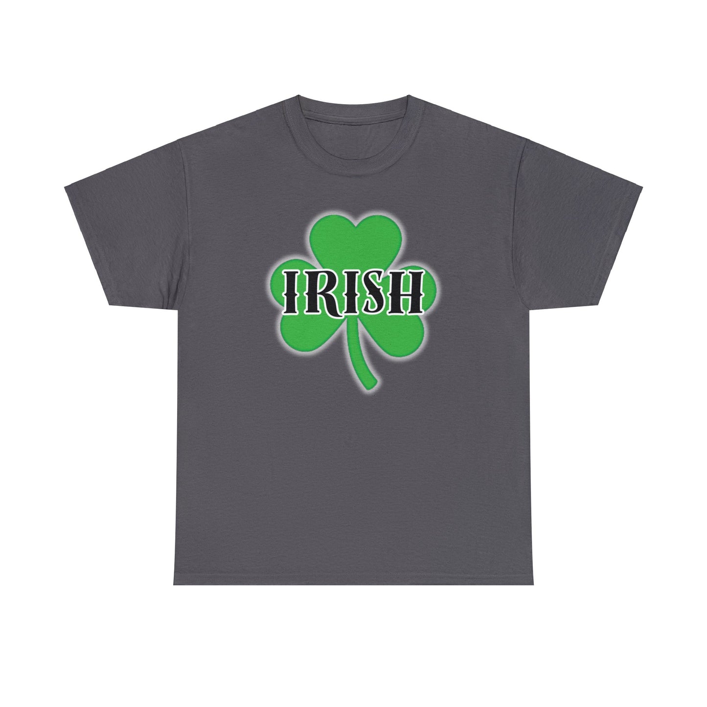 Irish w/ Clover behind - Unisex Heavy Cotton Tee