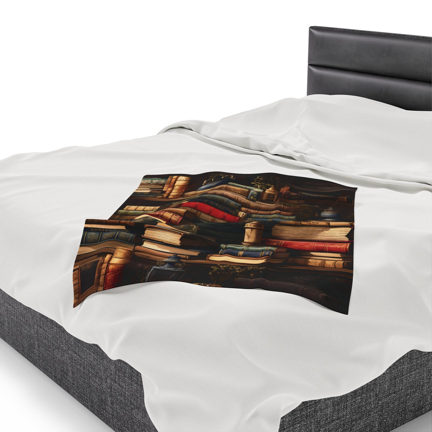 Book Collection Velveteen Plush Blanket