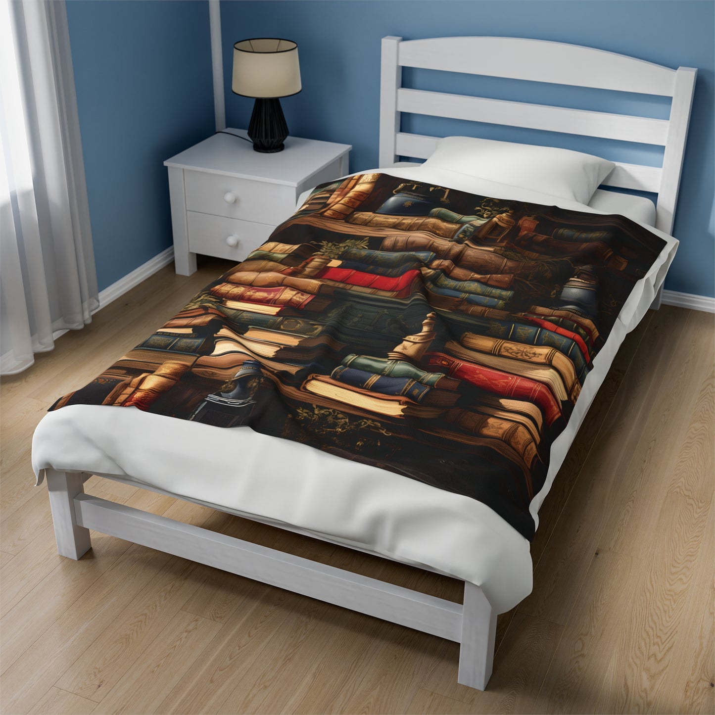 Book Collection Velveteen Plush Blanket