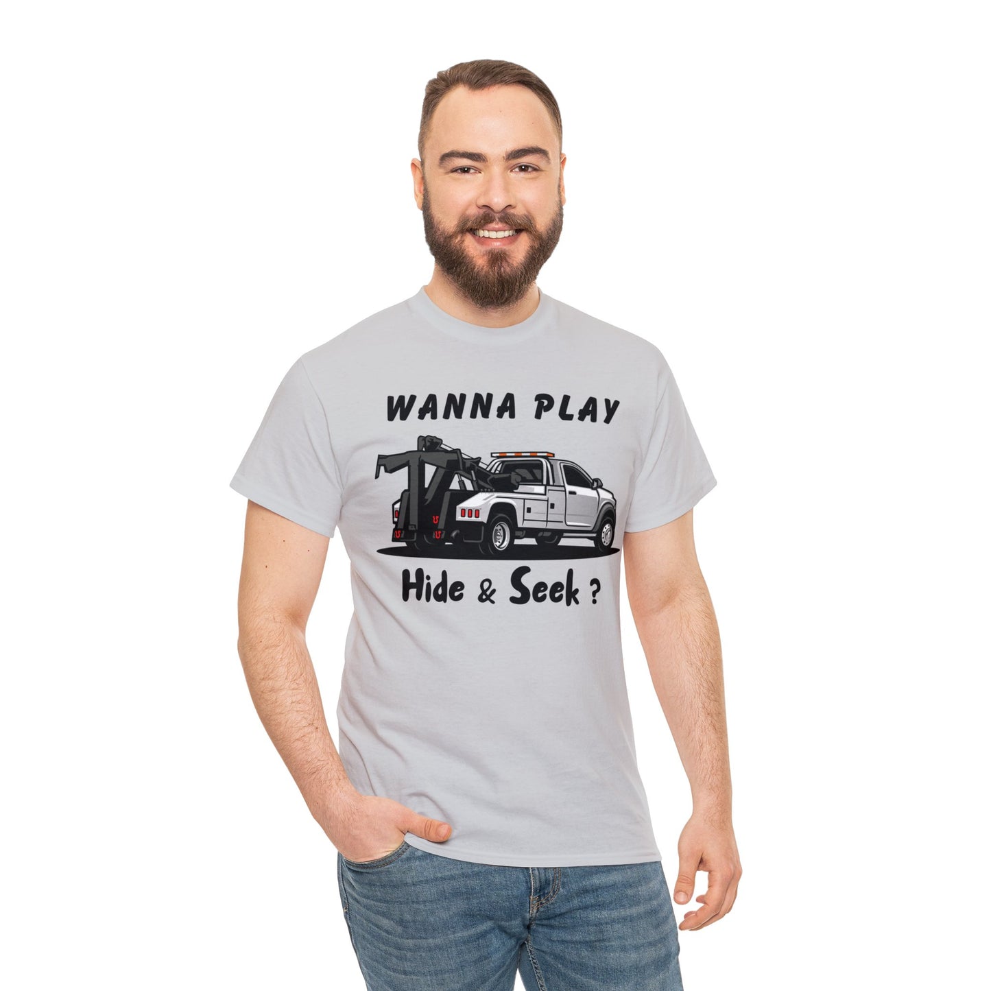 Wanna Play Hide & Seek - Unisex Heavy Cotton Tee