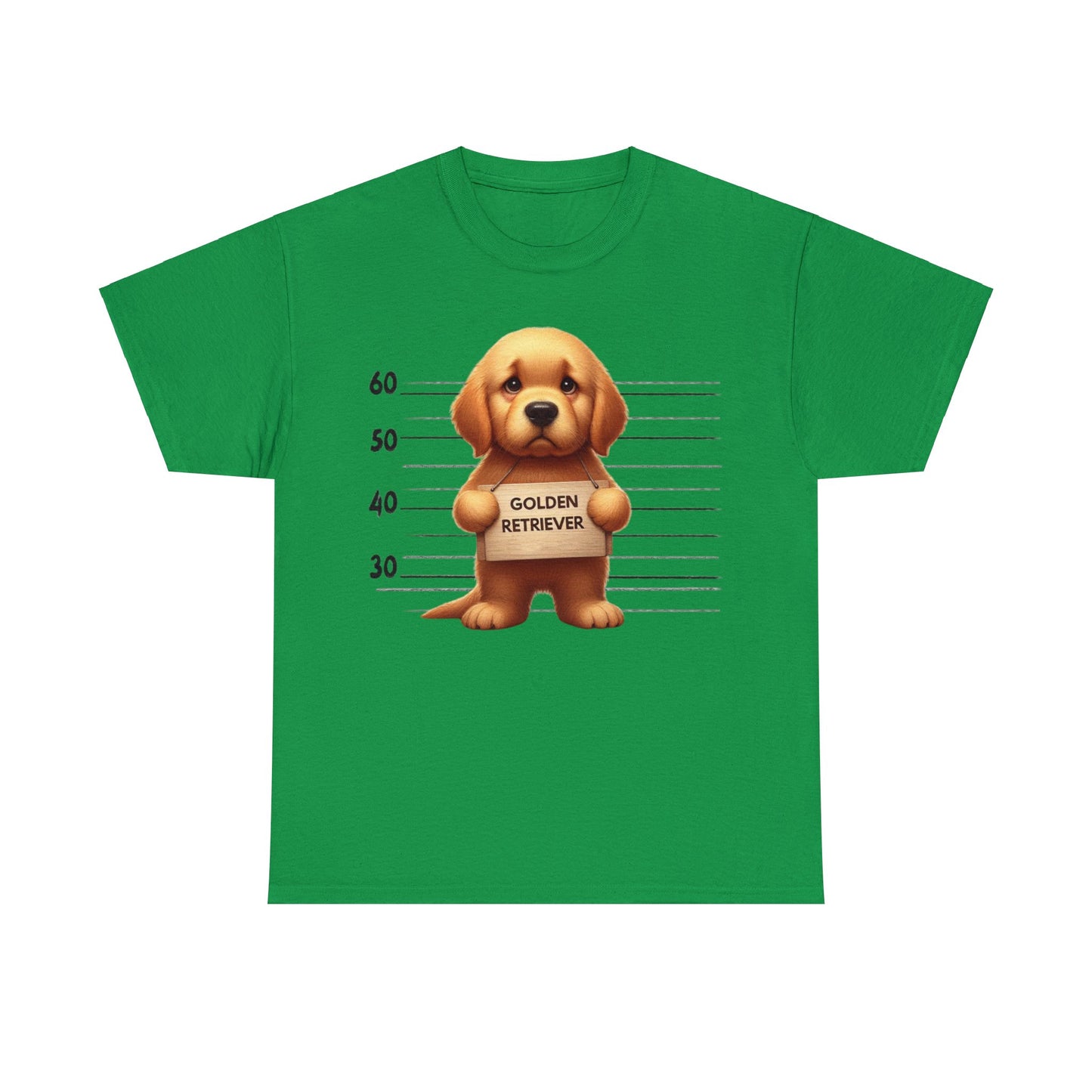 Golden Retriever Lineup - Unisex Heavy Cotton Tee