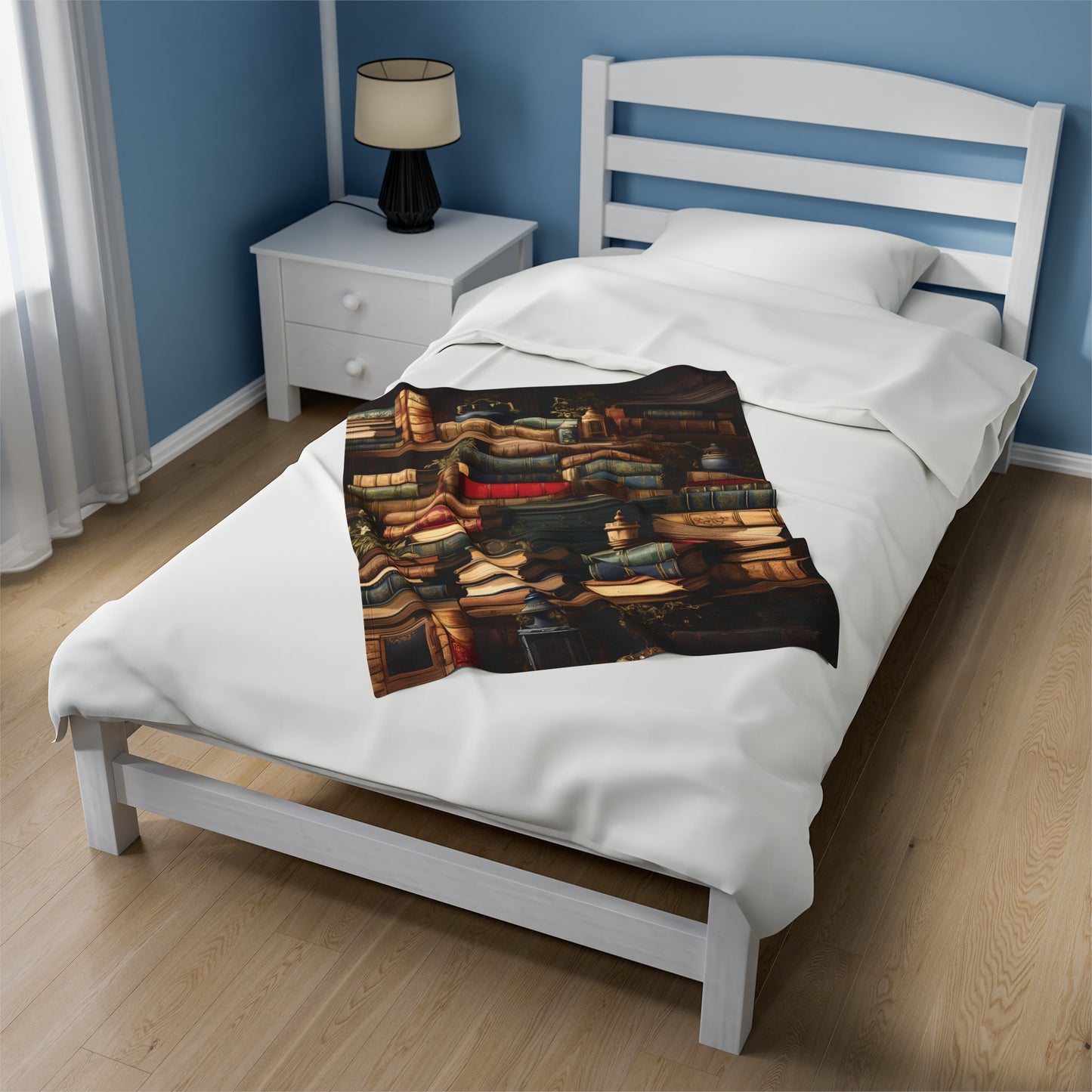 Book Collection Velveteen Plush Blanket