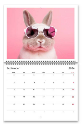 Bunnies 2024 Wall Calendar