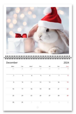 Bunnies 2024 Wall Calendar