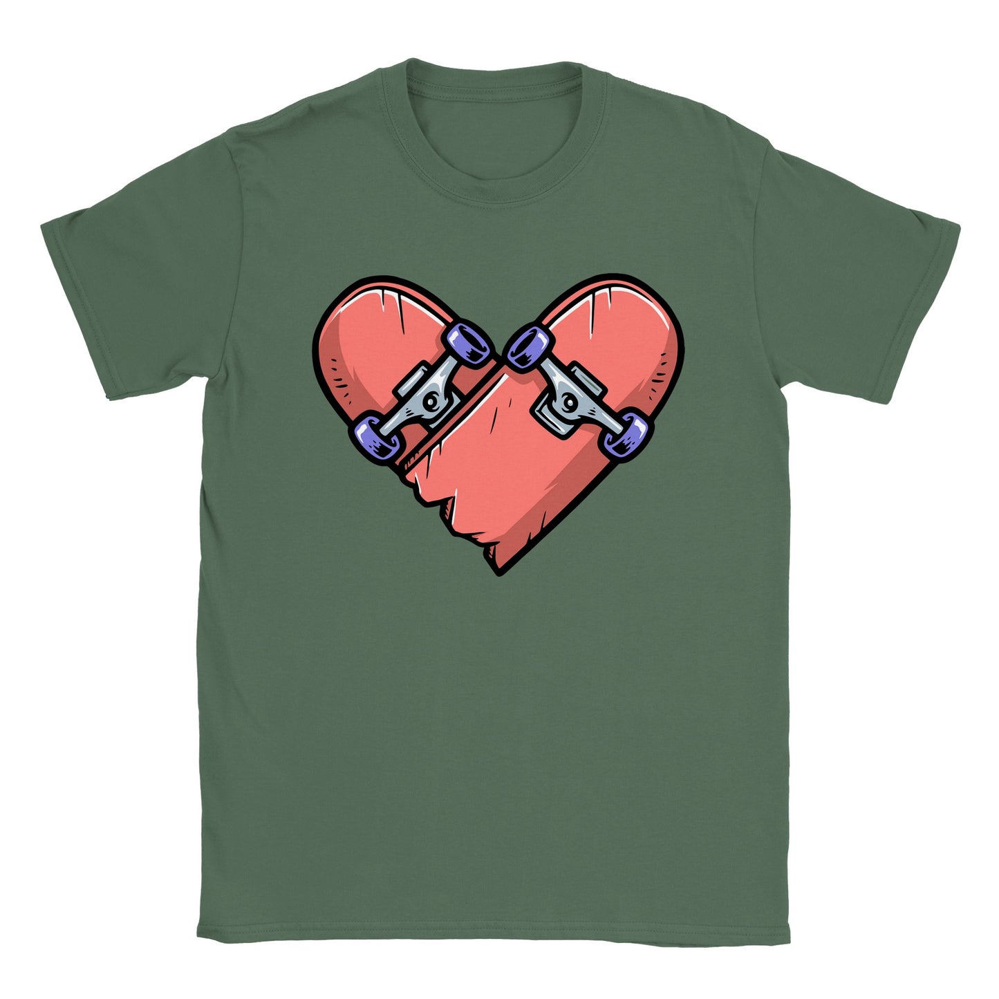 Love Skateboarding - Classic Unisex Crewneck T-shirt